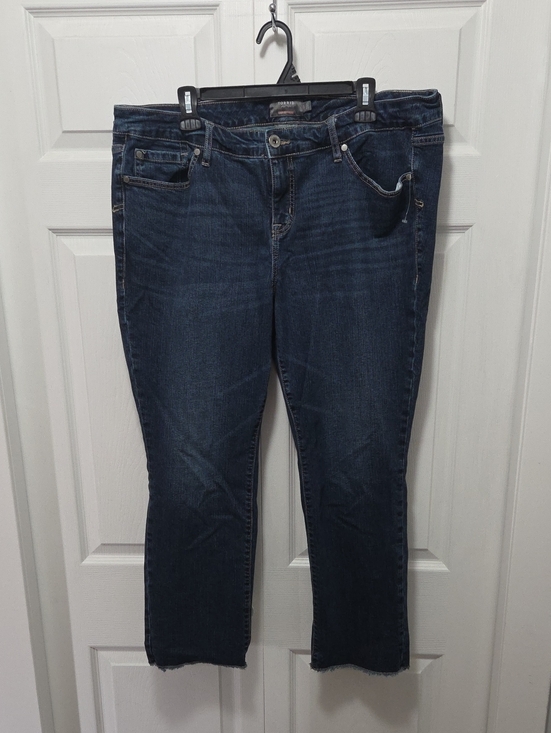 torrid Denim - torrid Size 18 Dark Blue Cropped Stretch Jeans